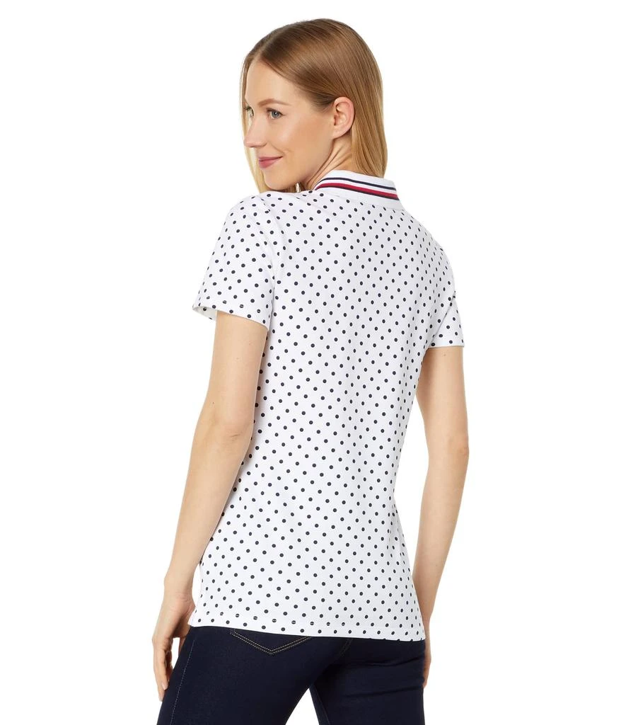 商品Tommy Hilfiger|Short Sleeve Dot Polo with Global Collar,价格¥298,第2张图片详细描述