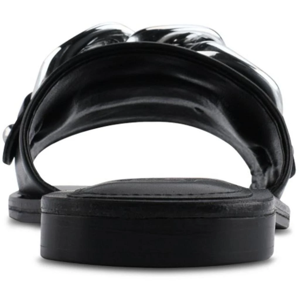 Marc Fisher Womens Rosely Leather Slip On Slide Sandals 商品