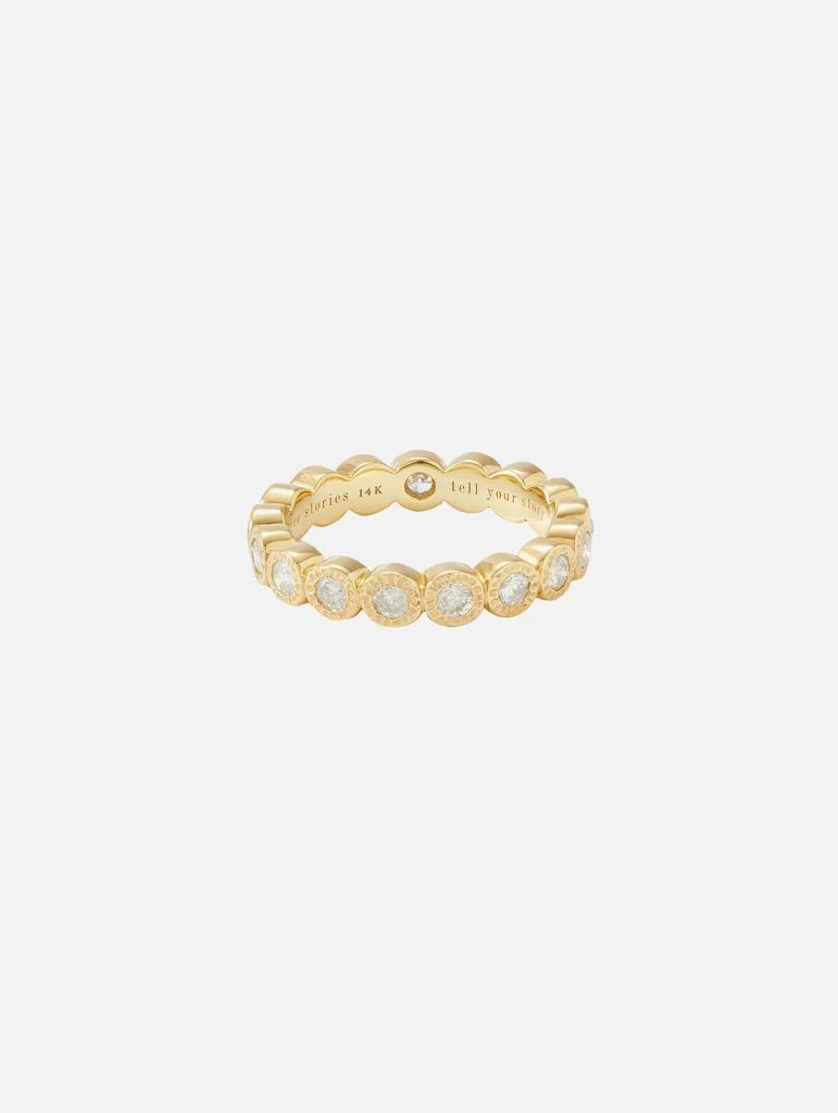 商品THREE STORIES JEWELRY|Classic Bezel Set Diamond Band,价格¥27585,第1张图片