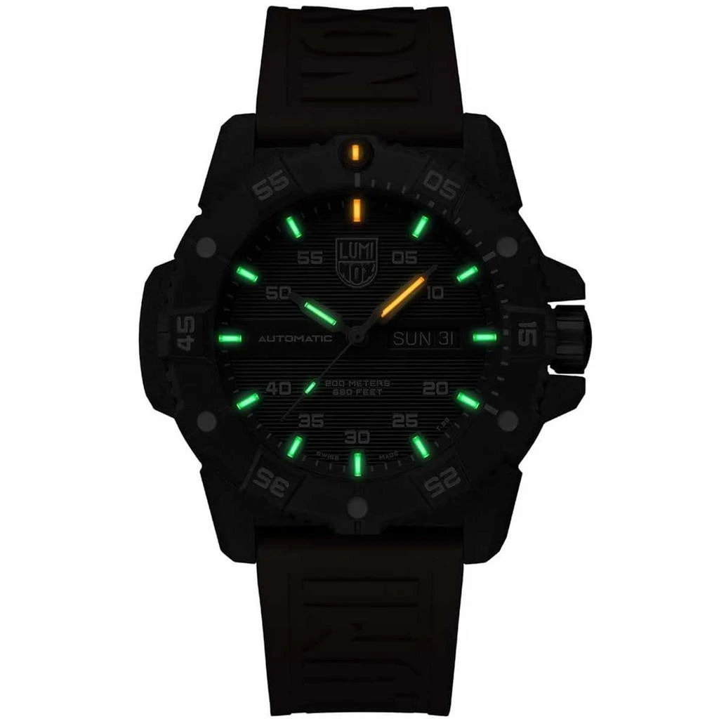 商品Luminox|Luminox Men's Automatic Watch - Master Carbon Seal Black Dial Rubber Strap Dive | 3875,价格¥6586,第5张图片详细描述