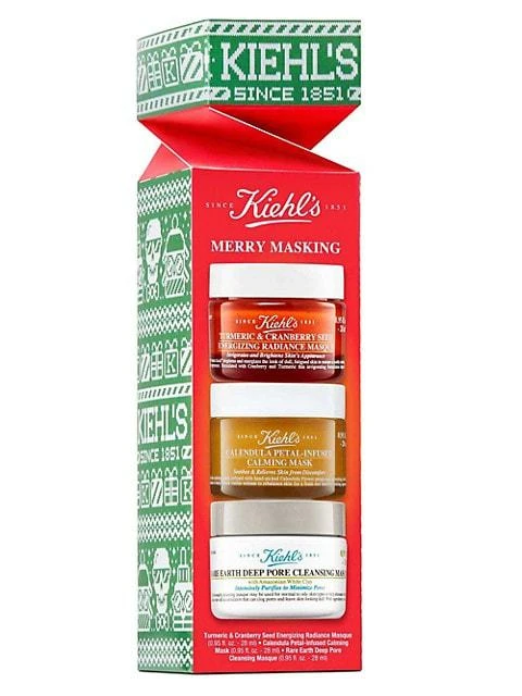 商品Kiehl's|Merry Masking 3-Piece Facial Mask Set,价格¥228,第1张图片