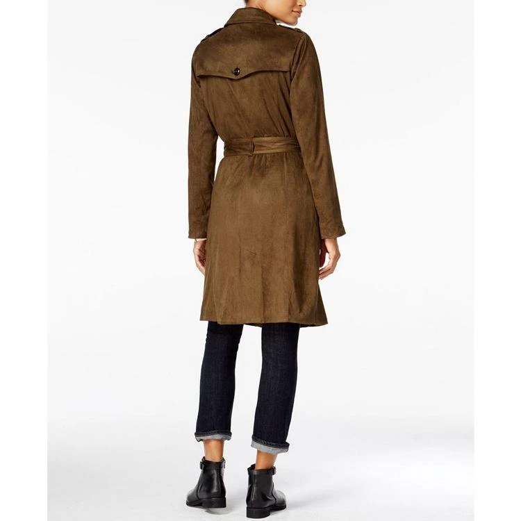 商品Maison Jules|Faux-Suede Trench Coat, Created for Macy's,价格¥322,第2张图片详细描述