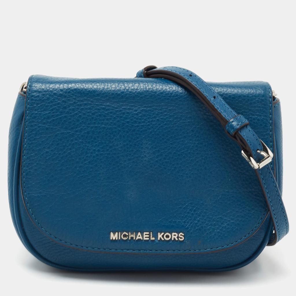 商品[二手商品] Michael Kors|MICHAEL Michael Kors Blue Leather Bedford Crossbody Bag,价格¥1598,第1张图片