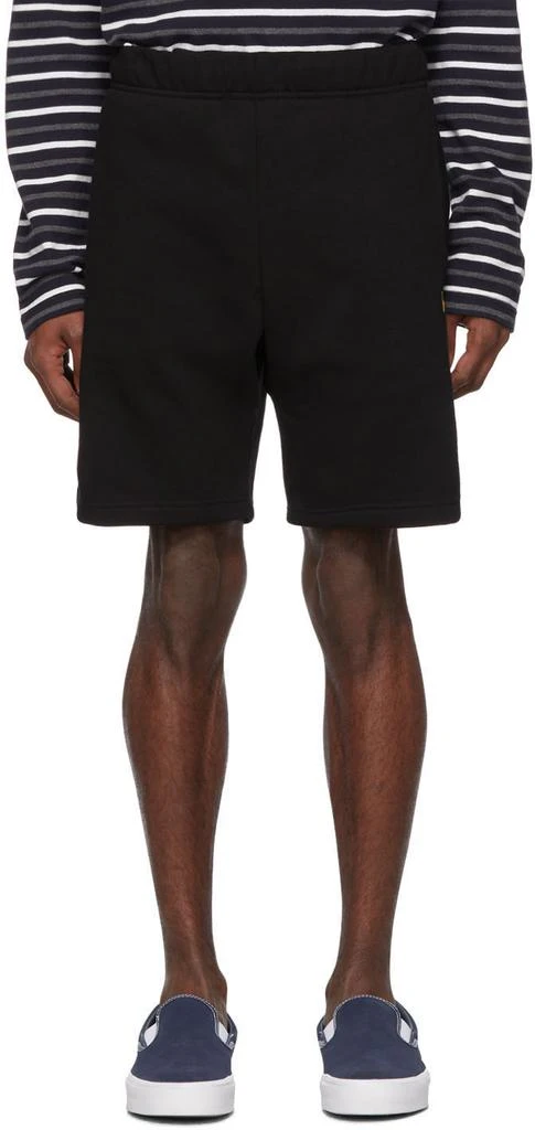 商品Carhartt WIP|Black Chase Sweat Shorts,价格¥495,第1张图片