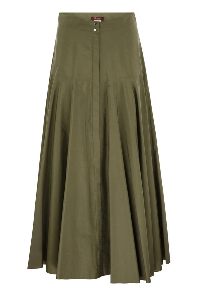 商品Max Mara|OXIRIA - COTTON FULL SKIRT,价格¥1822,第1张图片