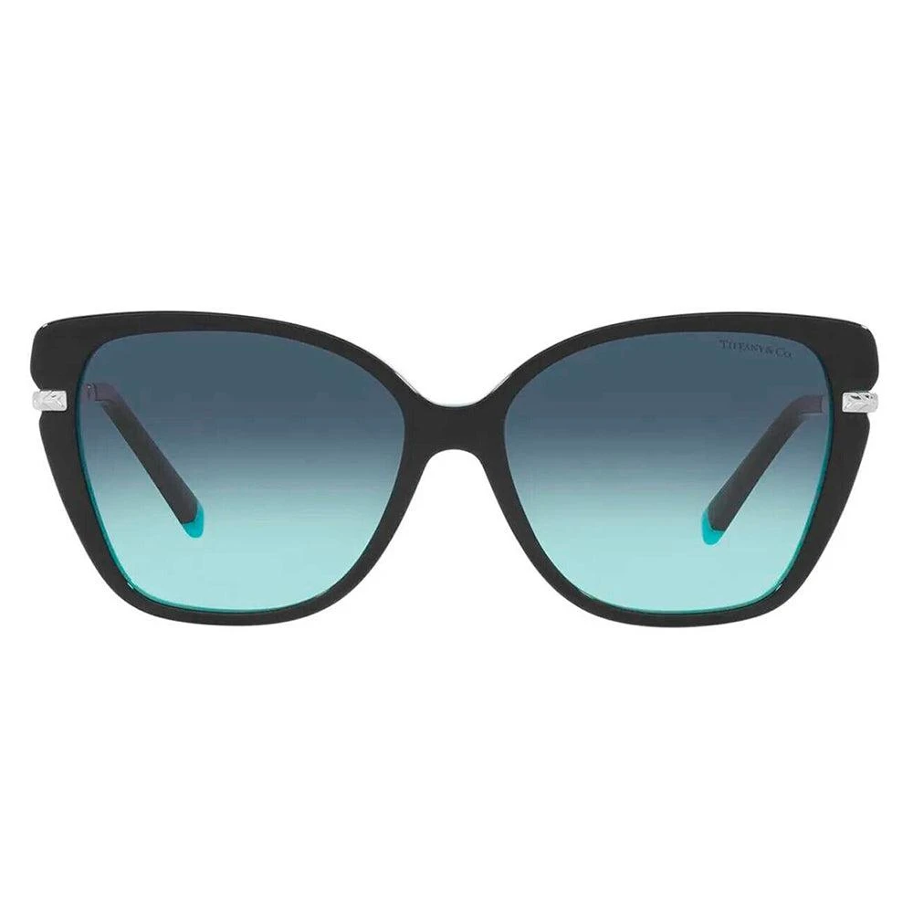 商品Tiffany & Co.|Tiffany & Co.  TF 4190 80559S 57mm Womens Cat-Eye Sunglasses,价格¥1561,第2张图片详细描述