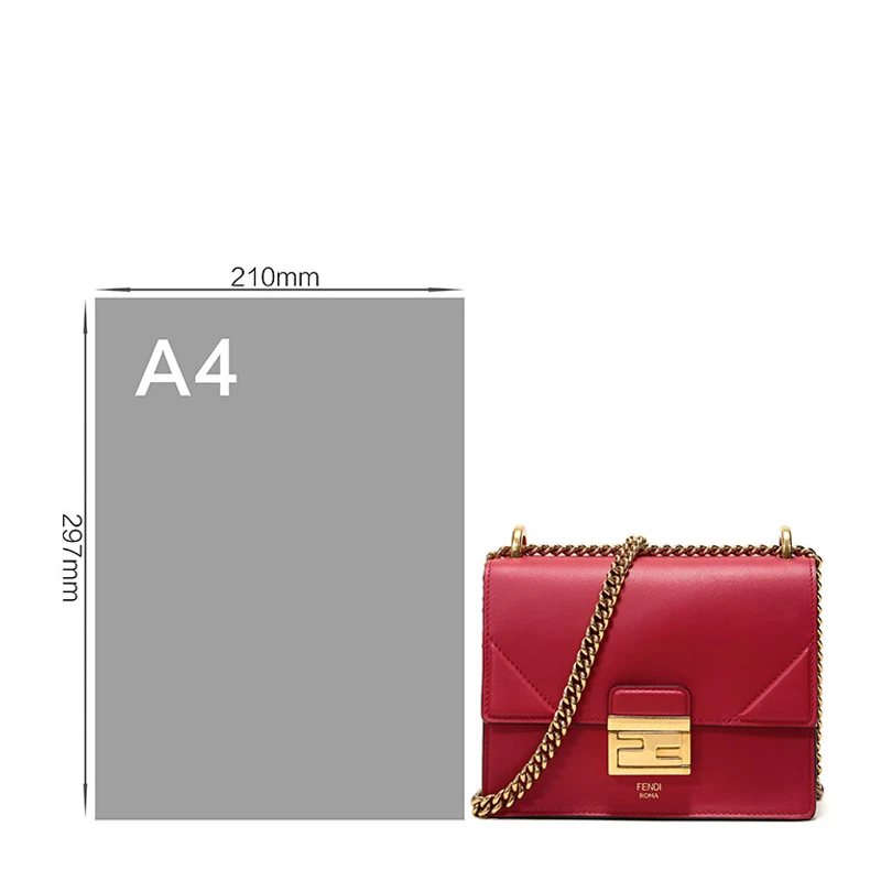 FENDI 红色女士斜挎包 8BT312-A5DY-F17U7 商品