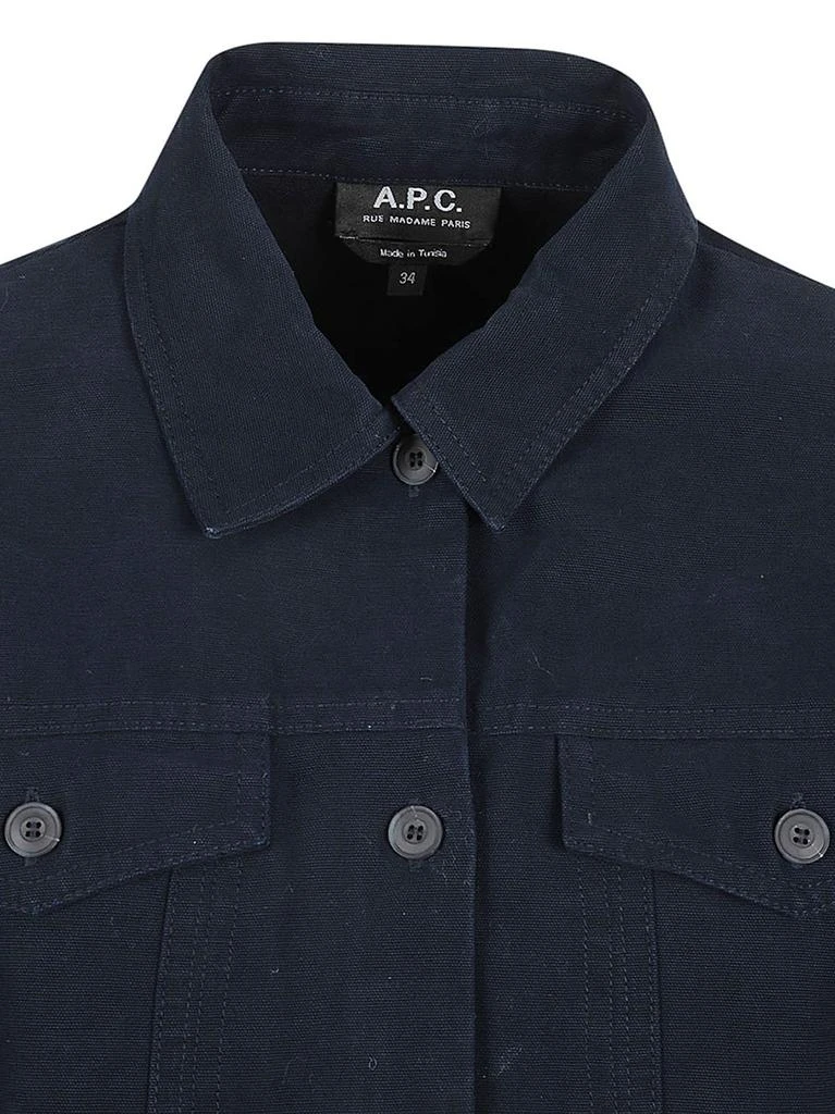 商品A.P.C.|A.P.C. Long Sleeved Buttoned Denim Dress,价格¥1586,第3张图片详细描述