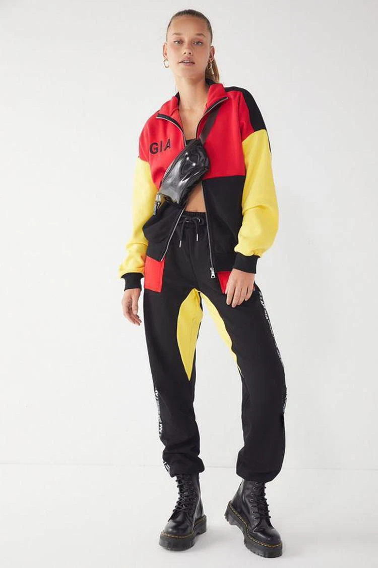 商品I.AM.GIA|I.AM.GIA Colorblock Zipper Sweatshirt,价格¥592,第4张图片详细描述