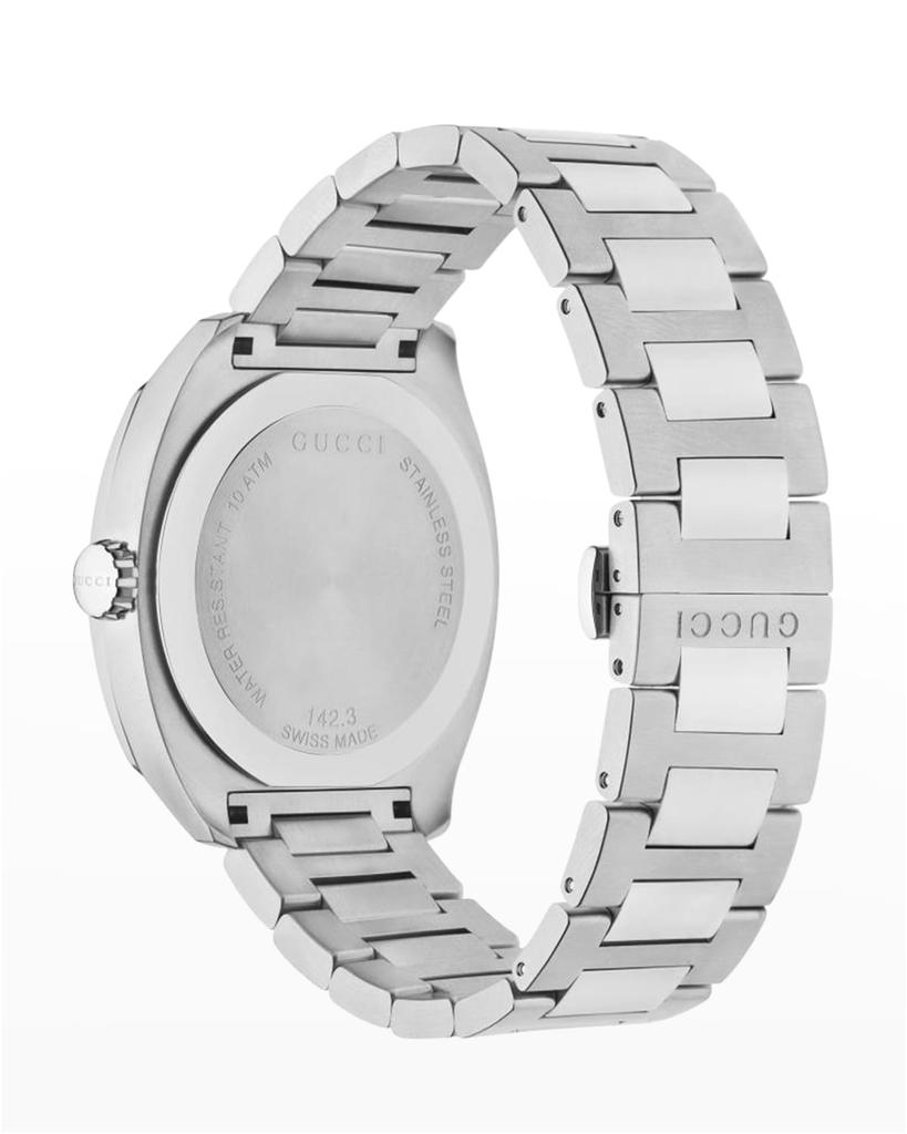 Men's 41mm Stainless Steel Bracelet Watch商品第2张图片规格展示