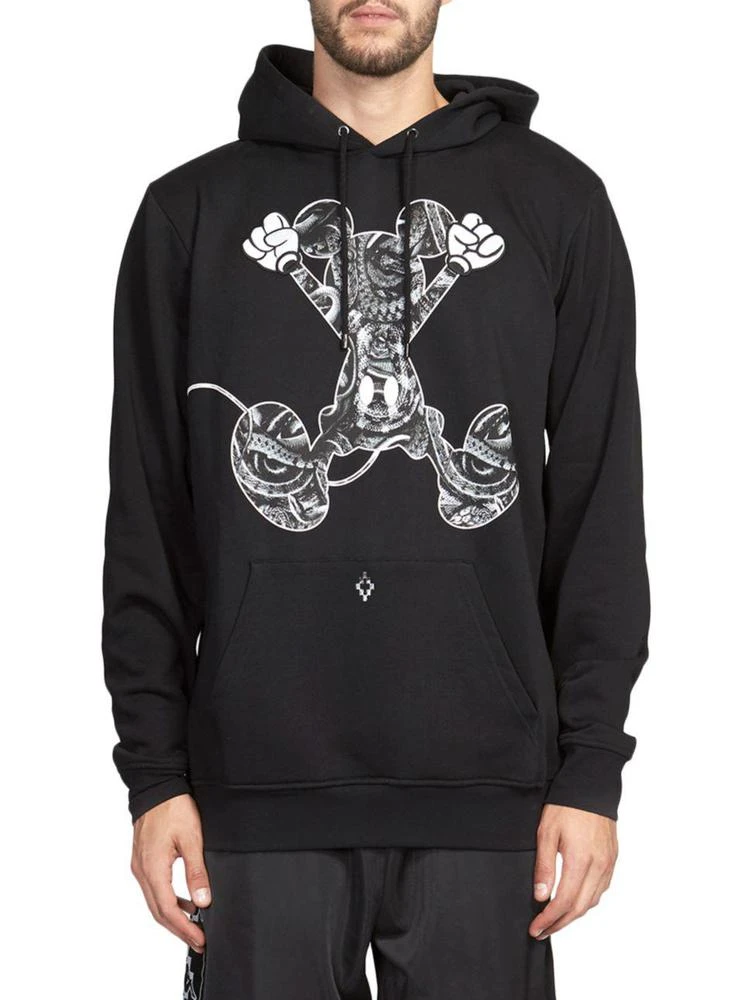 商品Marcelo Burlon|Cotton Mickey Mouse Hooded Sweatshirt,价格¥1305,第1张图片