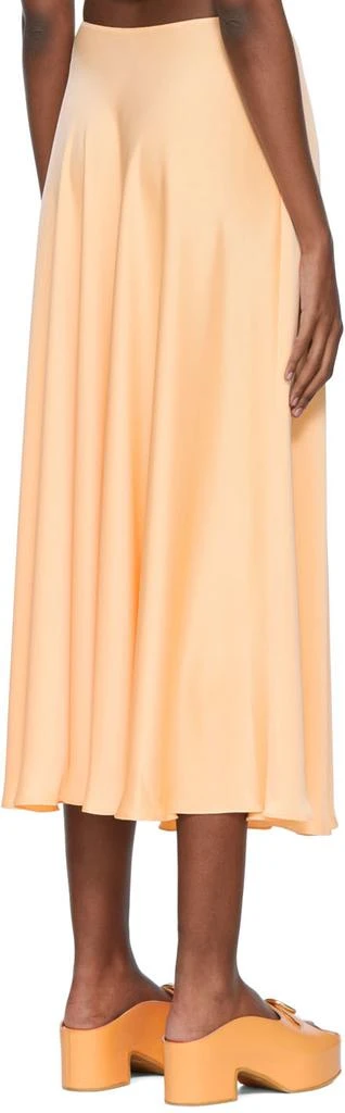 商品ROSETTA GETTY|Orange Polyester Midi Skirt,价格¥1043,第3张图片详细描述