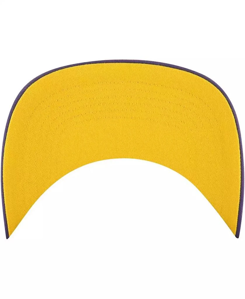 商品47 Brand|Men's Purple Los Angeles Lakers Ring Tone Hitch Snapback Hat,价格¥285,第2张图片详细描述