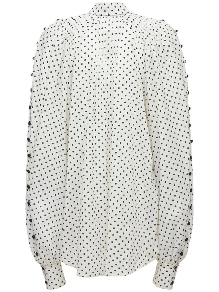 商品PRABAL GURUNG|Cotton Poplin Polka Dots Shirt,价格¥9695,第5张图片详细描述