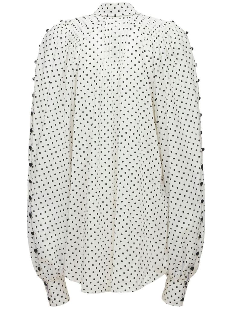 商品PRABAL GURUNG|Cotton Poplin Polka Dots Shirt,价格¥9268,第7张图片详细描述