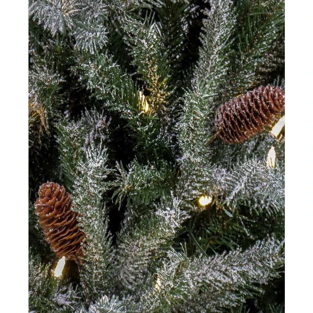商品National Tree Company|7' Pre-Lit Snowy Olallie Pine Tree with LED Lights,价格¥11104,第3张图片详细描述