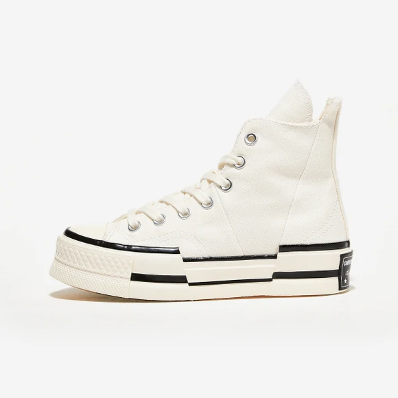 商品Converse|【Brilliant|包邮包税】匡威 CHUCK 70 PLUS HI  运动鞋 帆布鞋  A00915C EGRET/BLACK/EGRET,价格¥581,第1张图片