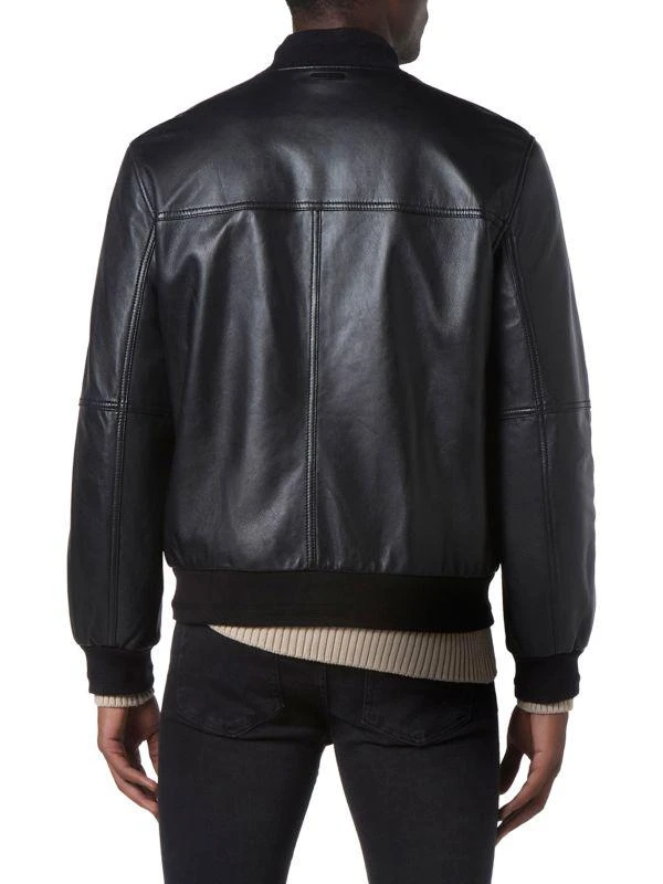 商品Marc New York by Andrew Marc|Summit Leather Bomber Jacket,价格¥3431,第2张图片详细描述