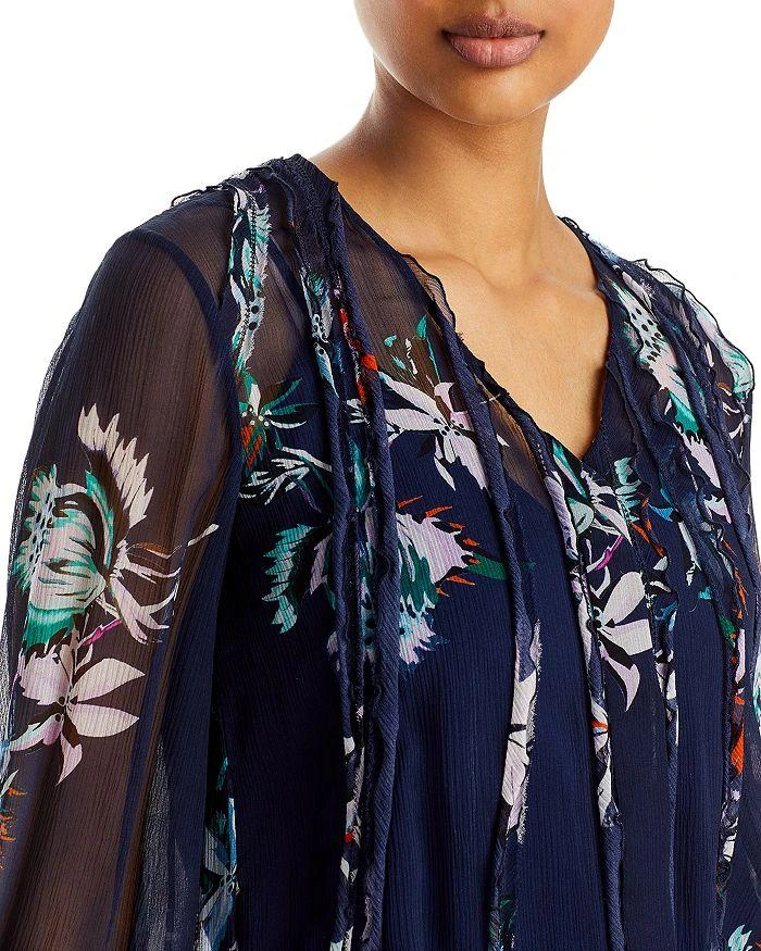 商品Jason Wu|Printed Crinkle Chiffon Top,价格¥5351,第3张图片详细描述