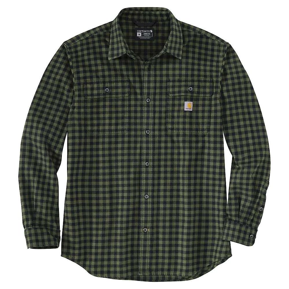 商品Carhartt|Carhartt Men's Loose Fit Heavyweight Flannel LS Plaid Shirt,价格¥391,第2张图片详细描述