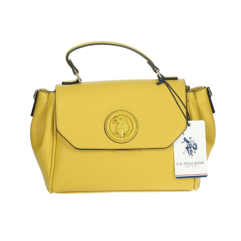 u.s. polo assn Bags Women Mustard Pelle Sintetico商品第1张图片规格展示