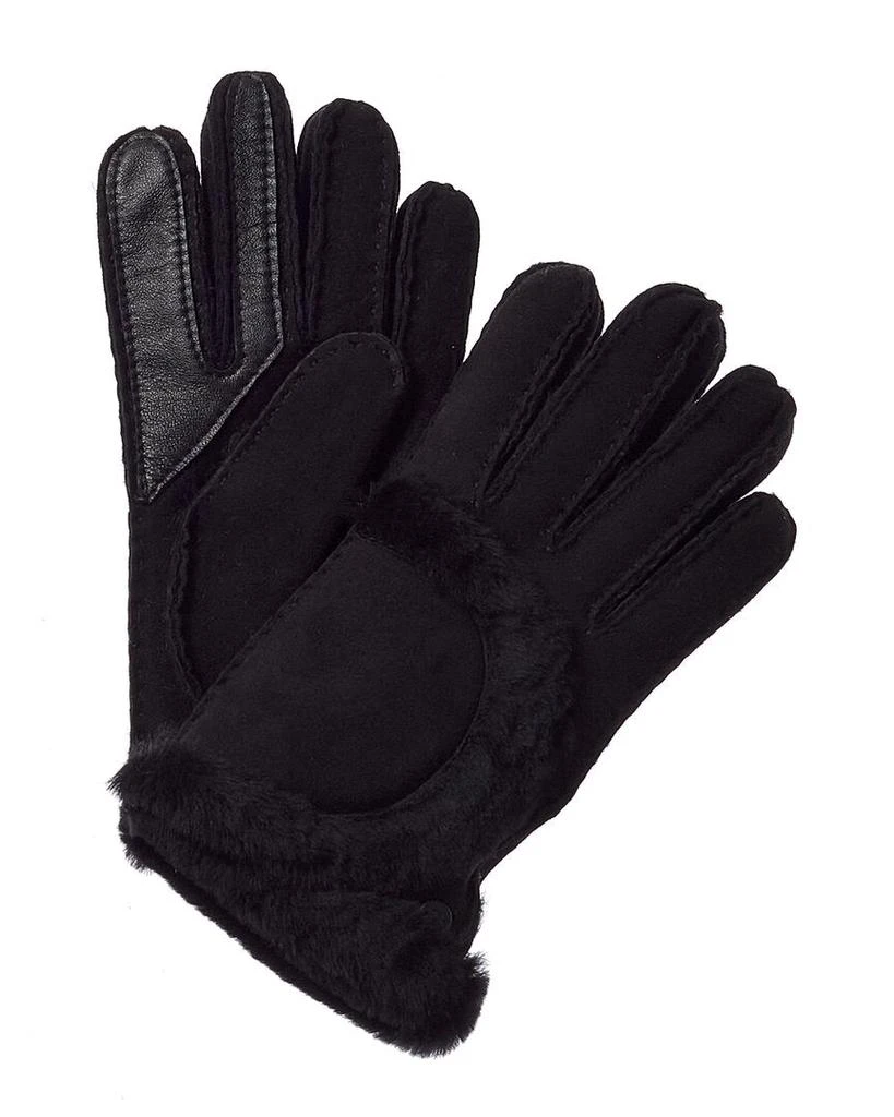 商品UGG|UGG Exposed Seam Suede Gloves,价格¥389,第1张图片