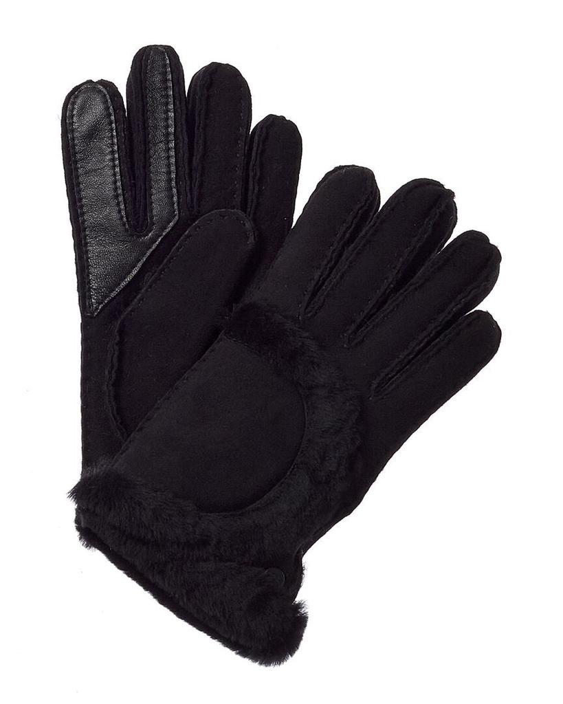 商品UGG|UGG Exposed Seam Suede Gloves,价格¥737,第1张图片