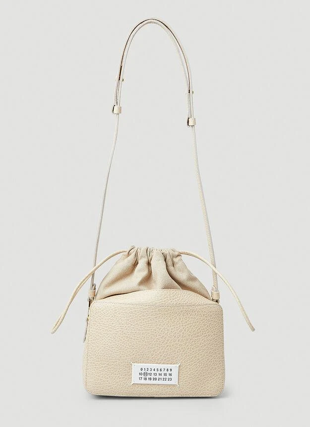 商品MAISON MARGIELA|5AC Camera Medium Shoulder Bag in Beige,价格¥6163,第1张图片