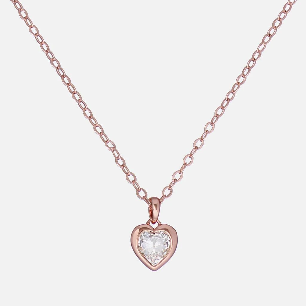 商品Ted Baker London|Ted Baker Women's Hannela Crystal Heart Pendant - Rose Gold/Crystal,价格¥206,第3张图片详细描述