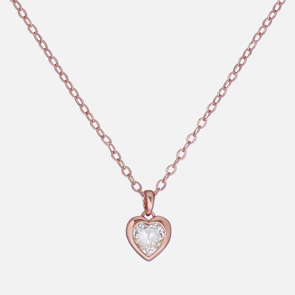 商品Ted Baker London|Ted Baker Women's Hannela Crystal Heart Pendant - Rose Gold/Crystal,价格¥186,第5张图片详细描述