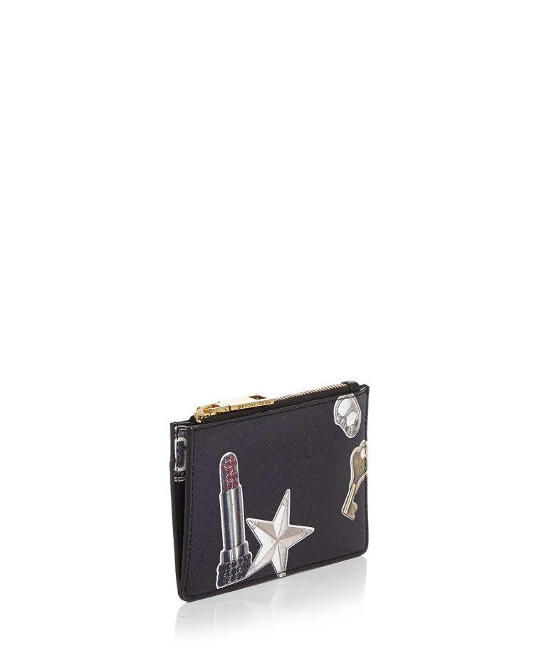 商品Marc Jacobs|Tossed Charms Top Zip Multi Saffiano Leather Wallet,价格¥432,第2张图片详细描述