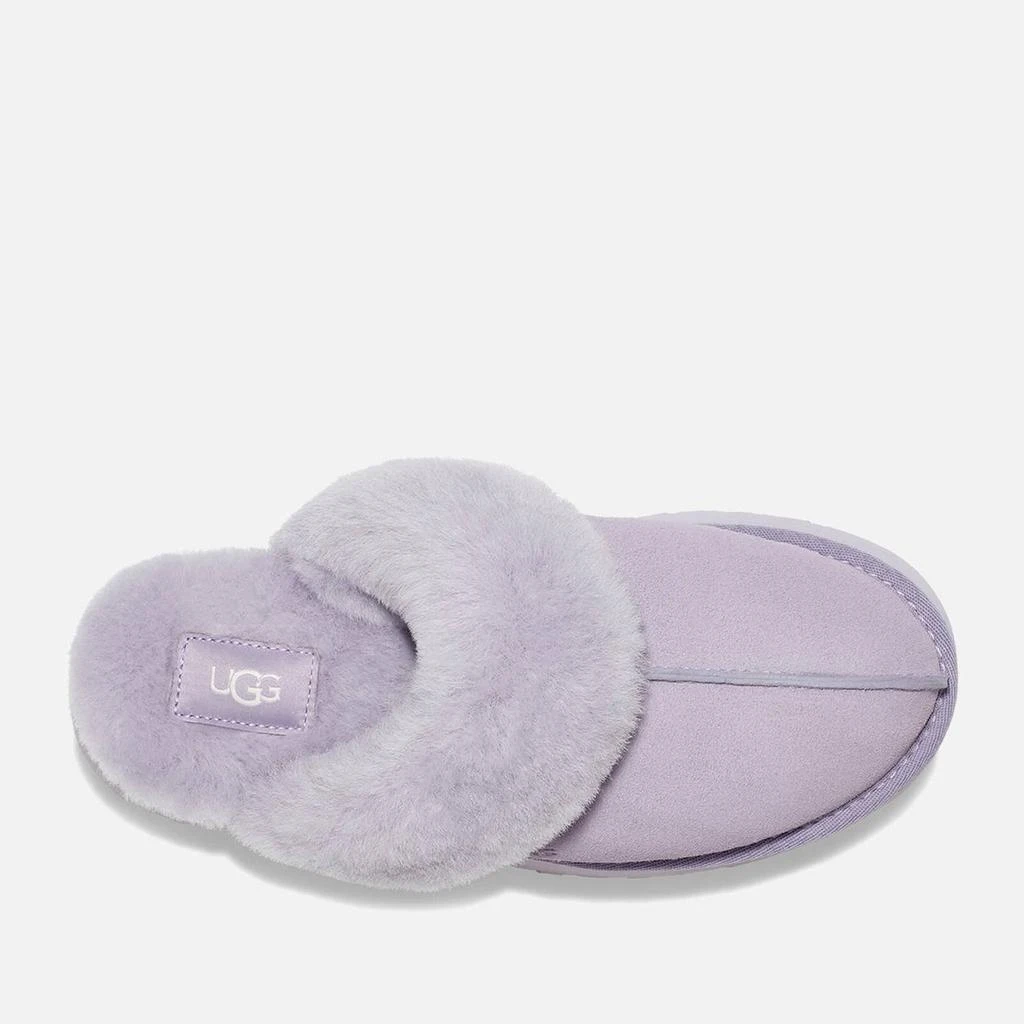 商品UGG|UGG Disquette Suede and Sheepskin Slipper Sliders,价格¥609,第5张图片详细描述