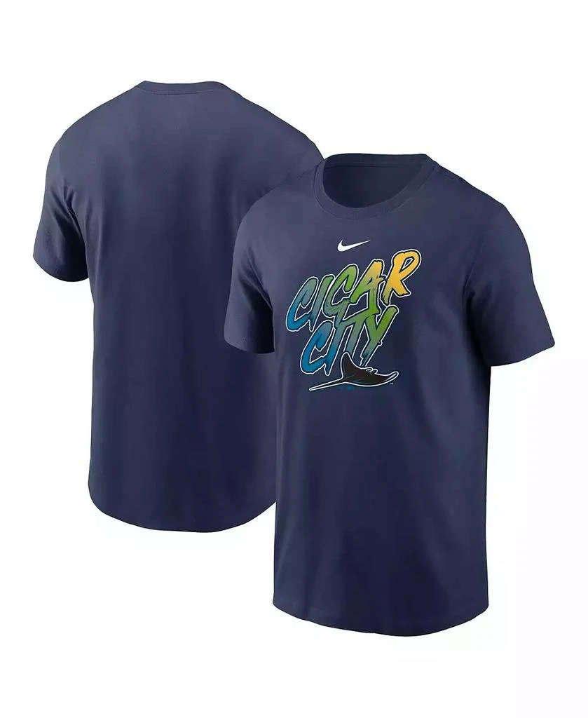 商品NIKE|Men's Navy Tampa Bay Rays Cigar City Local Team T-shirt,价格¥265,第1张图片