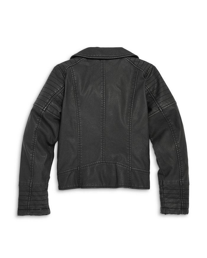 Girls' Faux Leather Moto Jacket, Big Kid - 100% Exclusive商品第2张图片规格展示