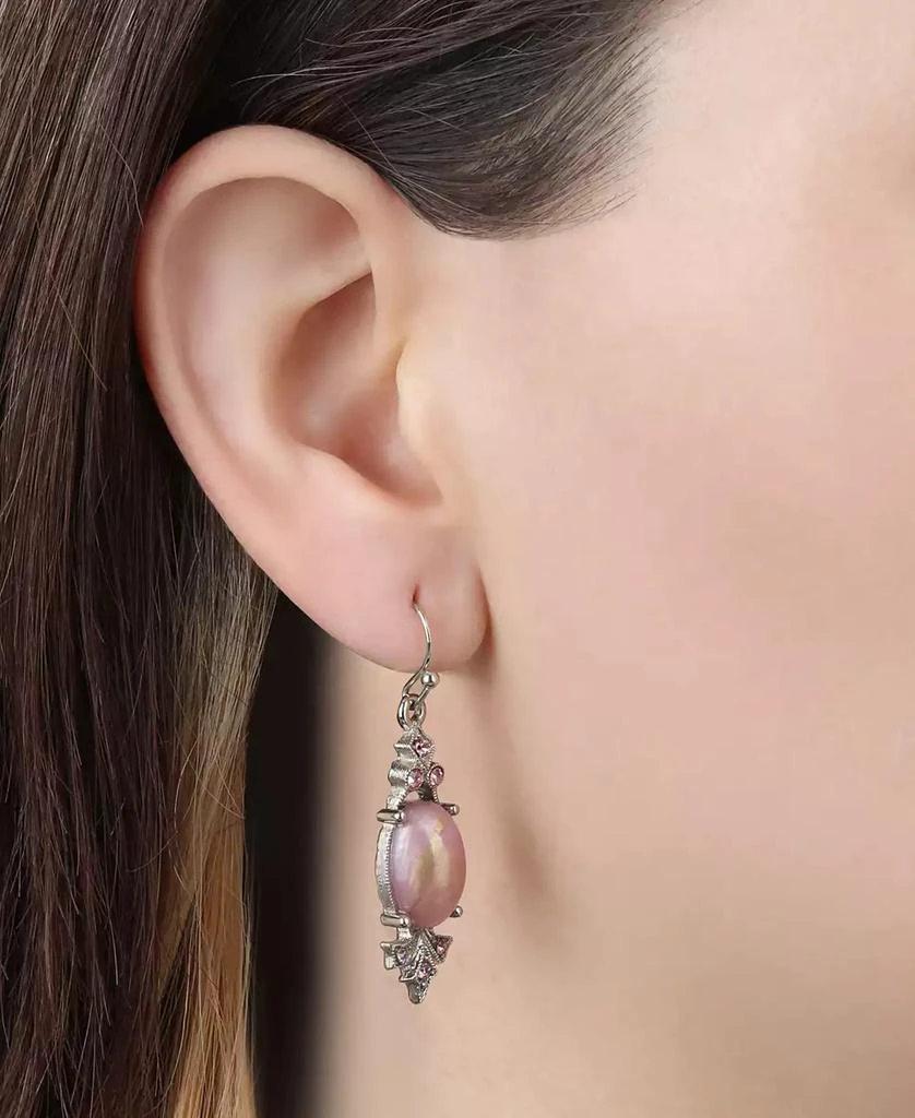 商品2028|Acrylic Stone Crystal Accent Drop Earrings,价格¥288,第3张图片详细描述