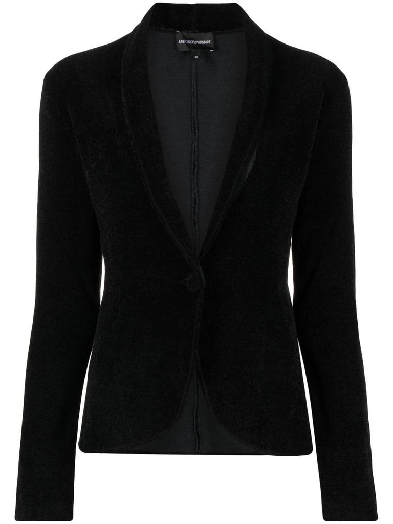 商品Emporio Armani|EMPORIO ARMANI Wool blend single-breasted blazer jacket,价格¥1456,第1张图片