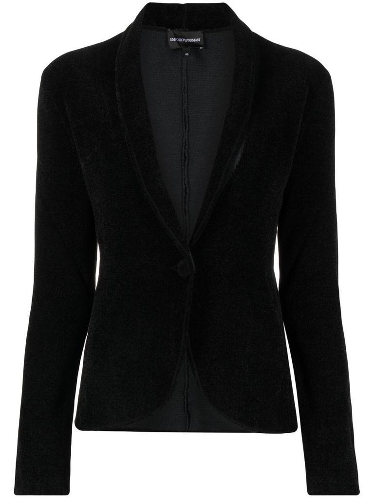 商品Emporio Armani|EMPORIO ARMANI Wool blend single-breasted blazer jacket,价格¥1392,第1张图片