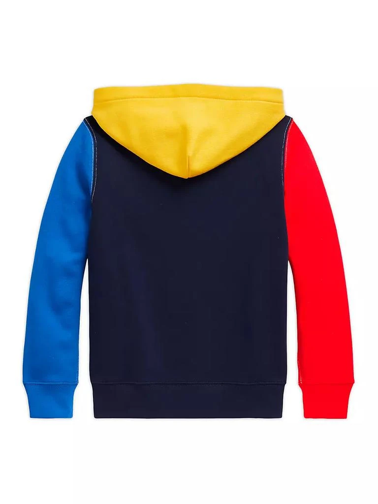 商品Ralph Lauren|Little Boy's &amp; Boy's Logo Colorblocked Hoodie Sweatshirt,价格¥195,第2张图片详细描述
