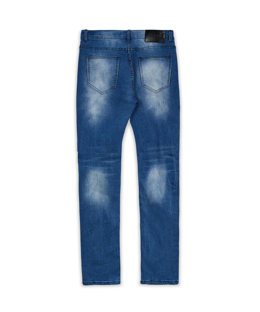商品Reason Clothing|Carter Medium Wash Destroyed Jeans,价格¥111,第5张图片详细描述