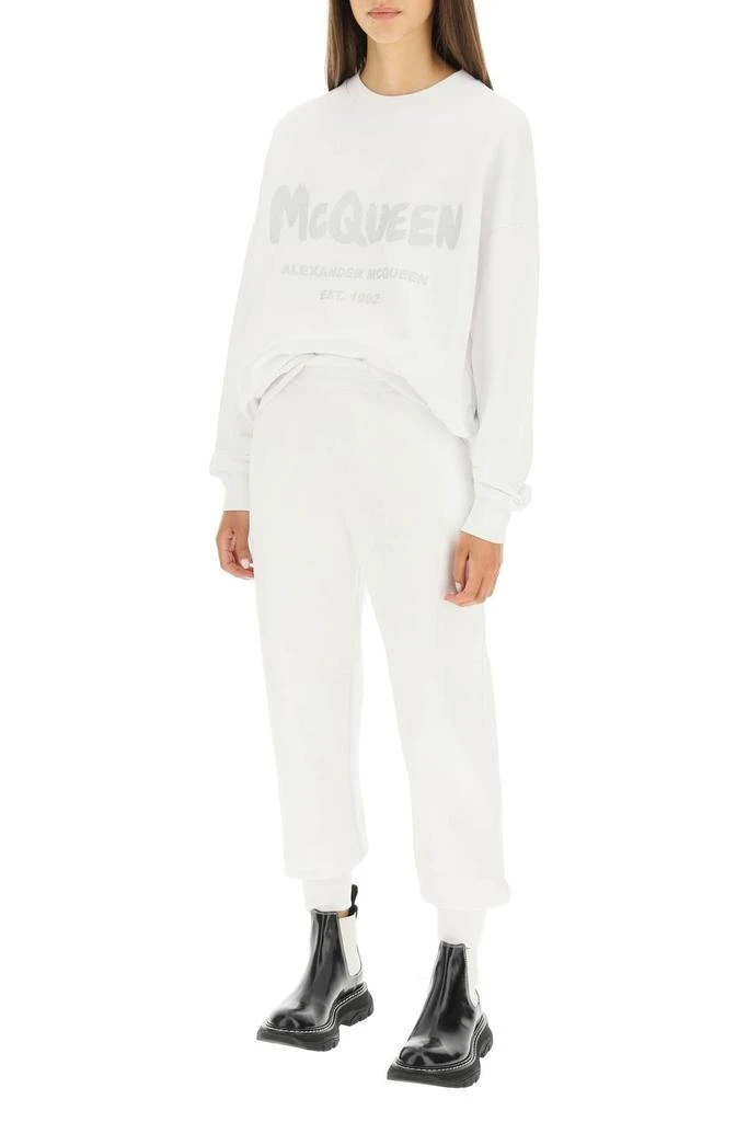 商品Alexander McQueen|GRAFFITI LOGO SWEATSHIRT,价格¥3239,第2张图片详细描述