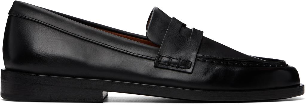 Mocassins de couro preto image 2