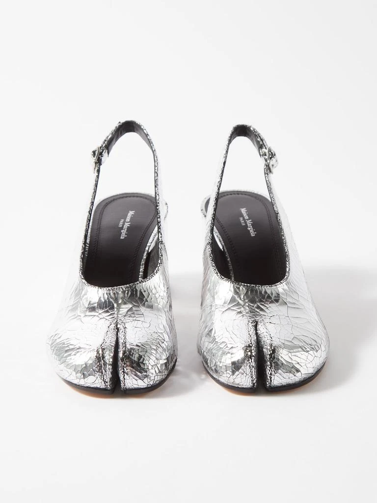商品MAISON MARGIELA|Tabi 60mm split-toe leather slingback pumps,价格¥8163,第5张图片详细描述