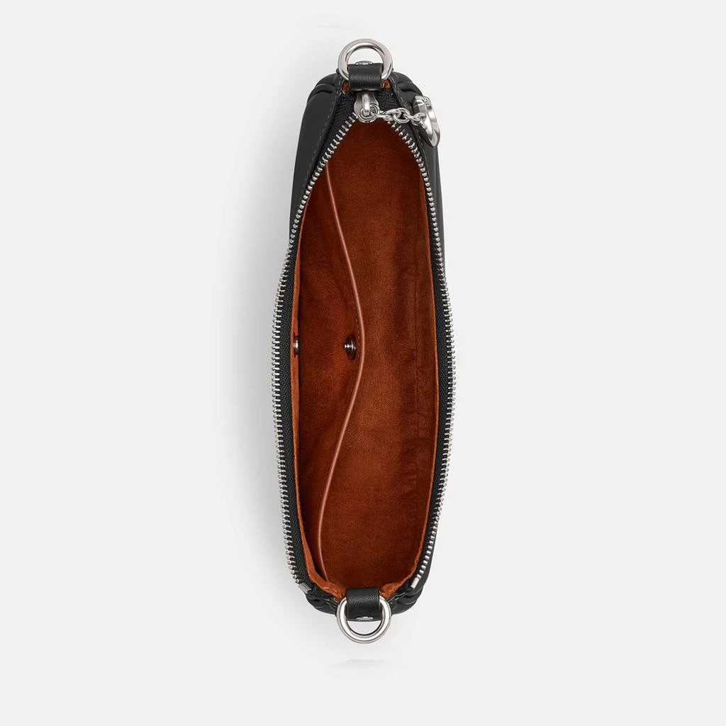 商品Coach|Coach Mira Crescent Glove Tanned Leather Shoulder Bag with Chain - Black,价格¥3517,第3张图片详细描述