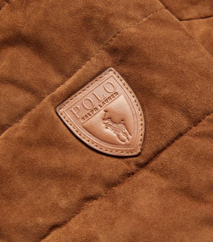 商品Ralph Lauren|Suede Quilted Bomber Jacket,价格¥7527,第7张图片详细描述