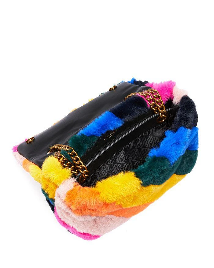 商品Kurt Geiger|Kensington Rainbow Faux Fur Shoulder Bag,价格¥1545,第3张图片详细描述