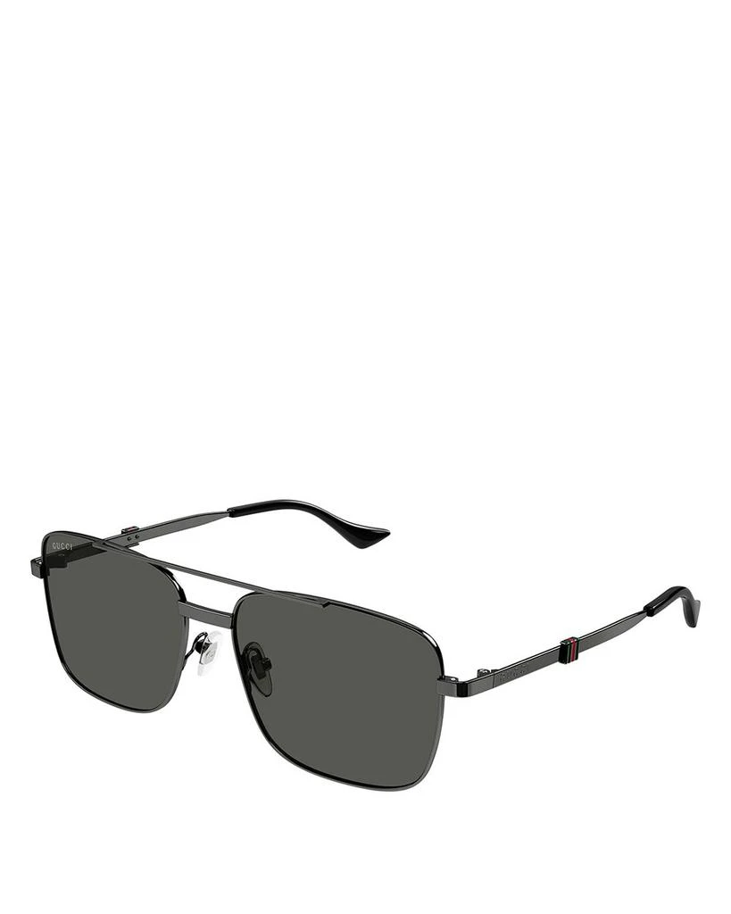 商品Gucci|Running Web Square Sunglasses, 58mm,价格¥4536,第1张图片