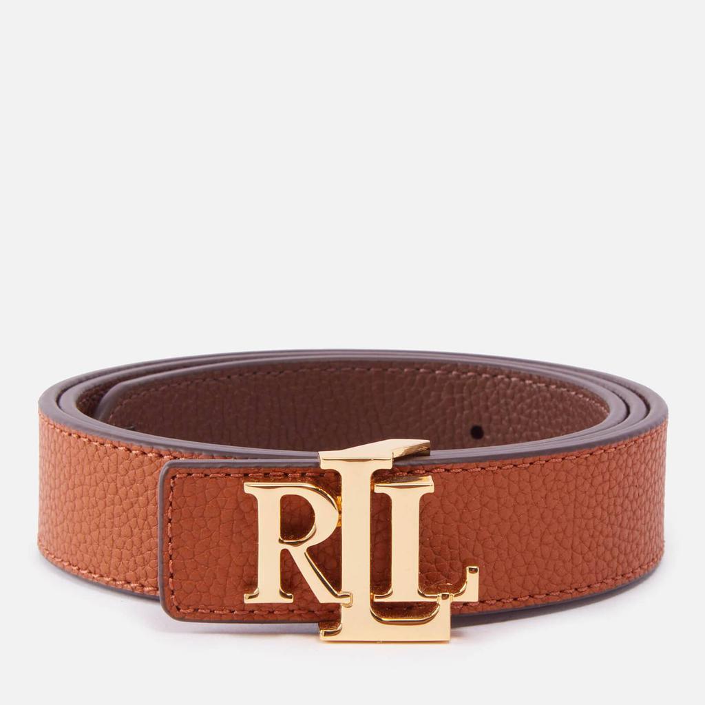 商品Ralph Lauren|Lauren Ralph Lauren 30 Pebbled Leather Belt,价格¥562,第1张图片