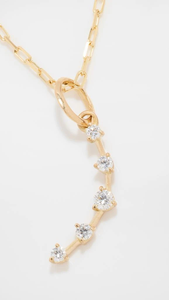 商品Jade Trau|Jade Trau 20k 迷你新月形吊坠和链条项链,价格¥12589,第5张图片详细描述