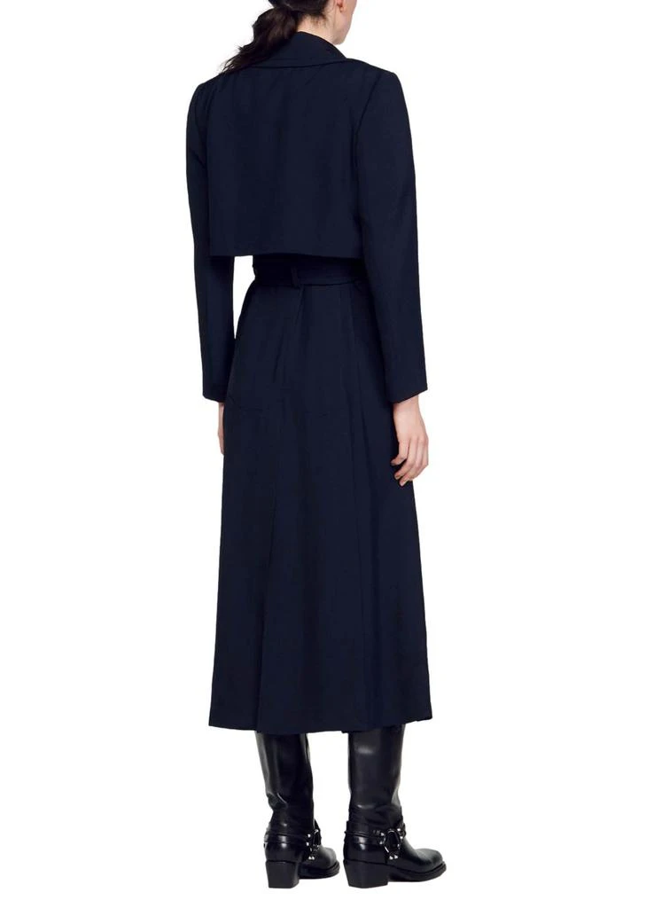 商品Sandro|Long trench coat,价格¥6090,第3张图片详细描述