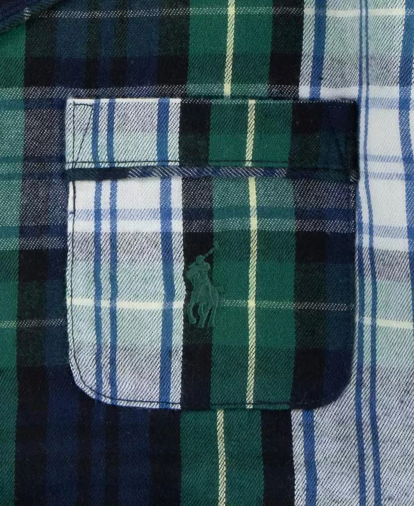 商品Ralph Lauren|Toddler Woven Long Sleeve and Pant Pajamas, 2-Piece Set,价格¥144,第3张图片详细描述